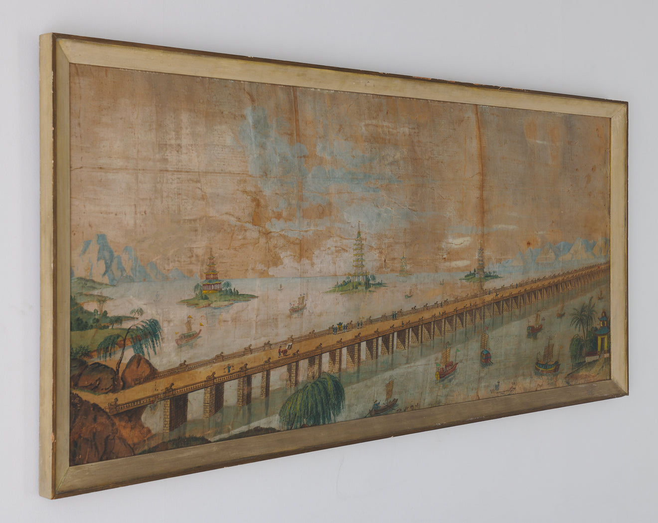 18TH CENTURY WATERCOLOR ON RICE PAPER